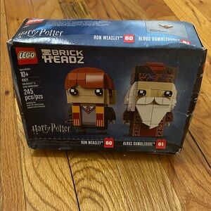 LEGO BrickHeadz Ron Weasley and Albus Dumbledore Figures